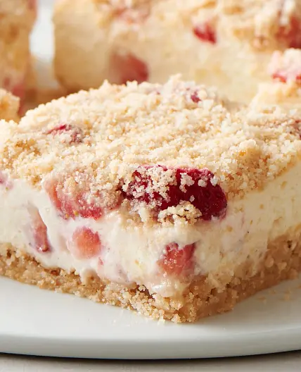 Strawberry Shortcake Cookie Bars