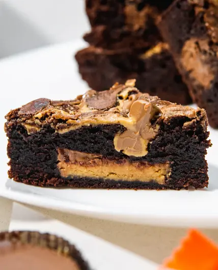 Swirled Peanut Butter Cup Brownies
