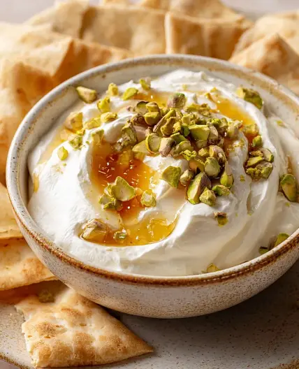 Perfect Hot Honey Whipped Cottage Cheese Dip