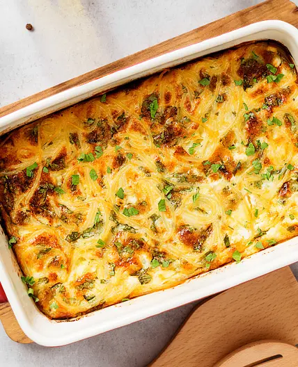 High Protein Spaghetti Squash Casserole