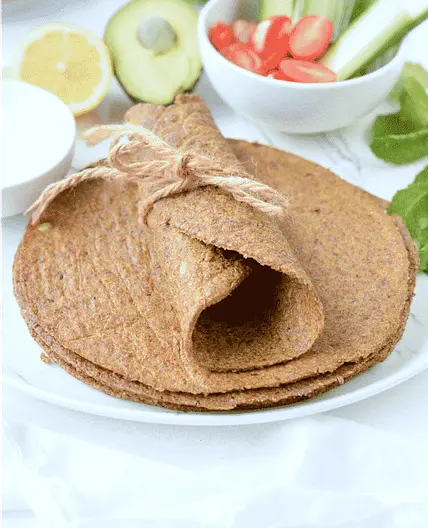Flaxseed Wraps (Keto, Vegan)