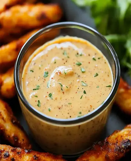 Hot Honey Ranch Sauce – Sweet, Spicy, and Tangy Dip