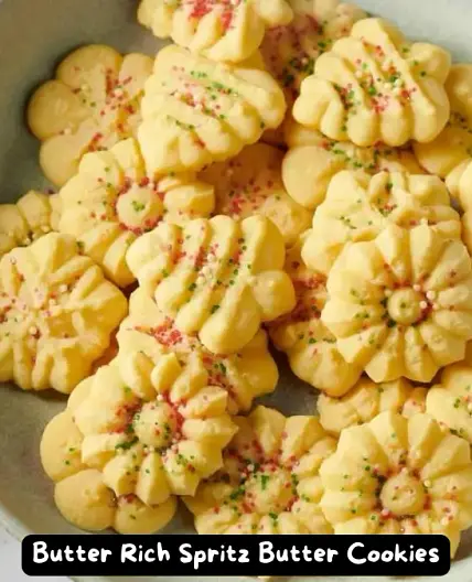 The Best Butter Rich Spritz Butter Cookies