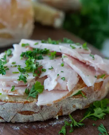 OPEN FACED TURKEY SANDWICH