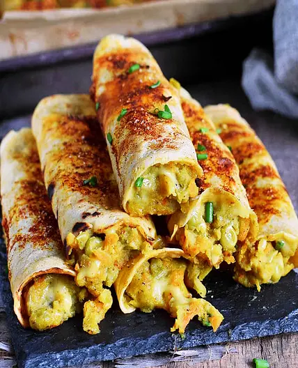 Vegan Enchiladas Lentils