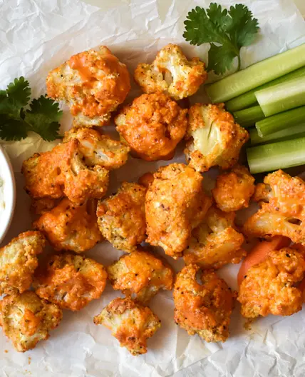 Buffalo Cauliflower Bites