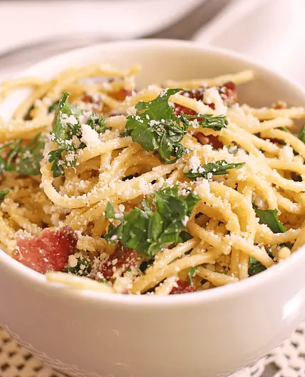 Pasta Carbonara For One