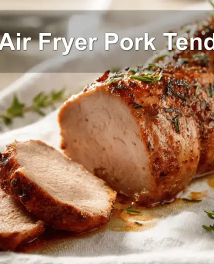 Juicy Air Fryer Pork Tenderloin