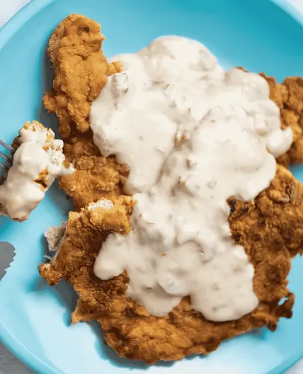 Chicken Fried Steak (Breaded Beef Cutlet with Gravy)
