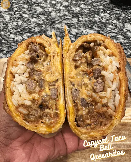 Copycat Taco Bell Quesaritos