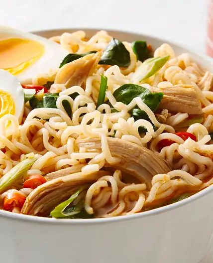 Easy Spicy Chicken Ramen Noodle Soup