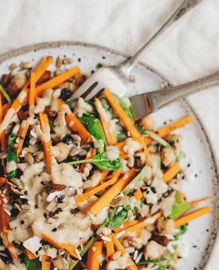 Moroccan chickpea salad