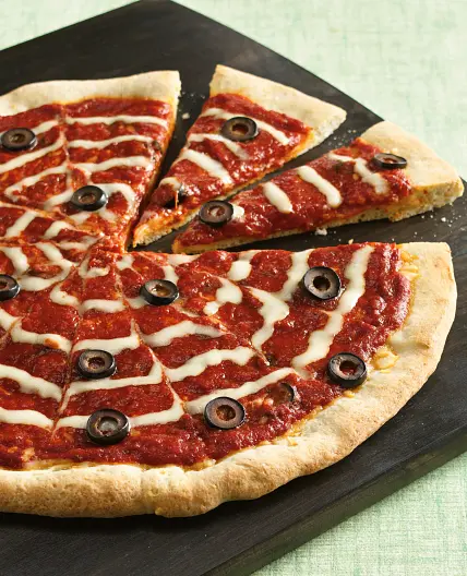 Spooky Spiderweb Pizza