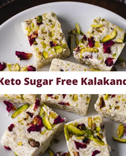 Keto Sugar Free Kalakand Recipe