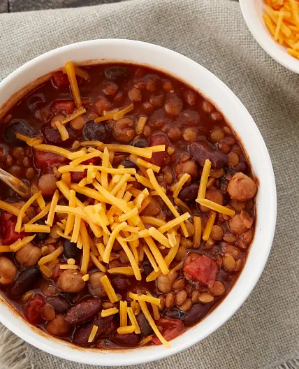 Slow-Cooker Three-Bean Chili