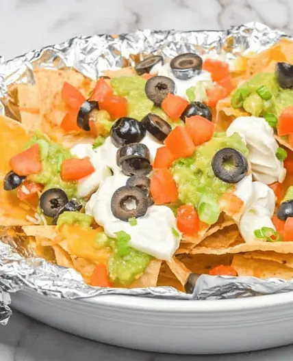 Air Fryer Loaded Nachos