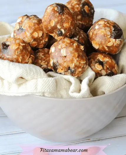 No-Bake Cherry Energy Bites