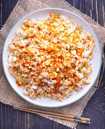 Dried Scallop and Egg White Fried Rice (瑤柱蛋白炒飯)