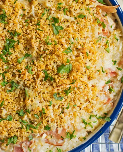 Chicken Cordon Bleu Rice Casserole