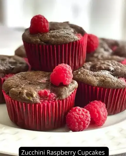 Moist and Flavorful Zucchini Raspberry Cupcakes Recipe