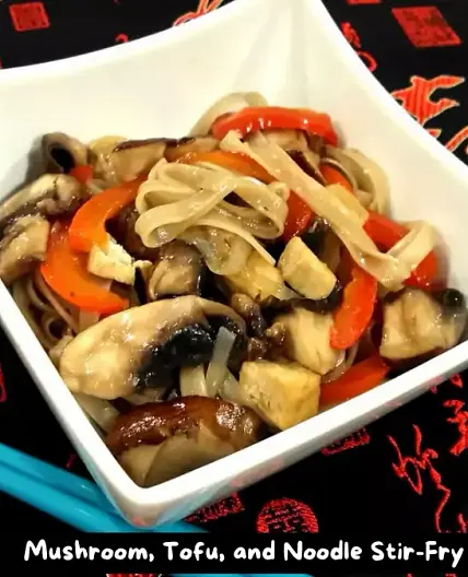 The Best Mushroom, Tofu, and Noodle Stir-Fry