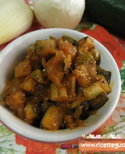 Caponata di zucchine alla brace