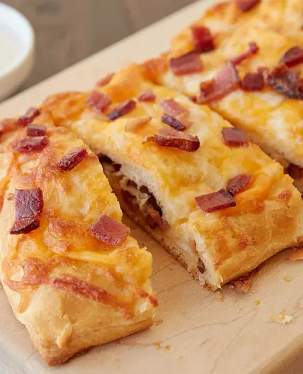 Chicken and Bacon-Stuffed Crescent Bread