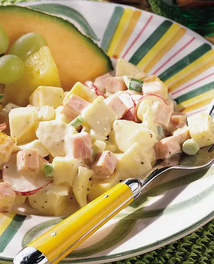 Ham, Cheese and Potato Salad