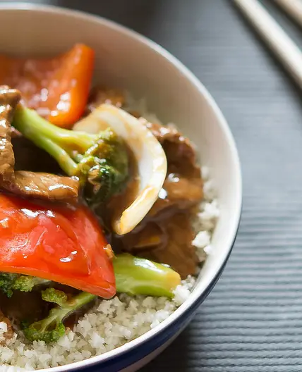 Ginger Beef Stir-Fry from Ditch The Wheat