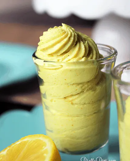 Instant Lemon Mousse {Keto, Paleo, Vegan}
