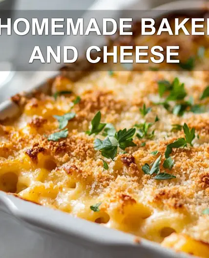 BEST HOMEMADE BAKED MAC AND CHEESE