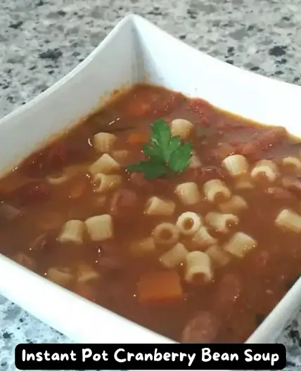 The Best Instant Pot Cranberry Bean Soup