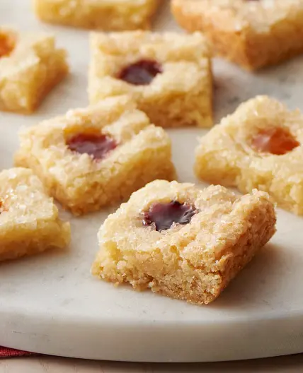 Thumbprint Cookie Bars