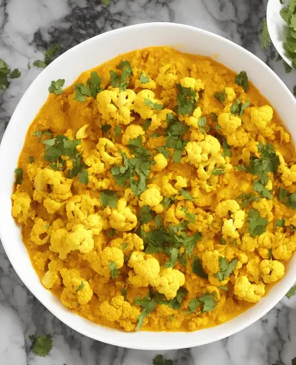 Cauliflower & Egg Curry
