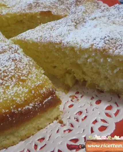 Torta ricotta e ananas