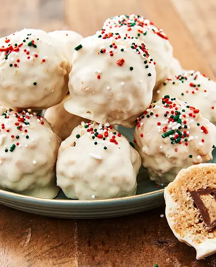 Rice Krispie Snowballs