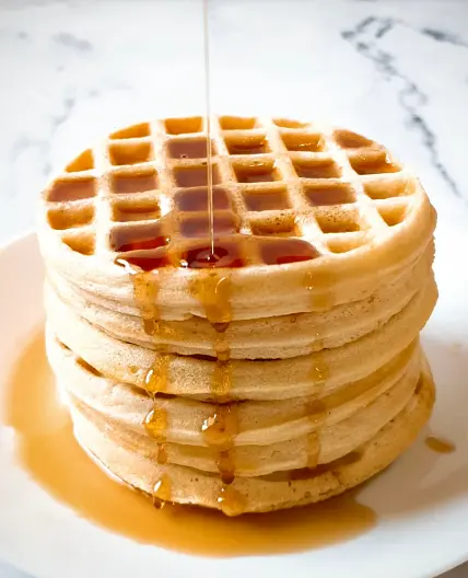 EASY Waffle Recipe without Milk (Best Dairy Free Waffles!)