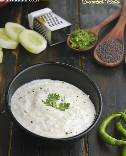 cucumber raita recipe | kakdi ka raita | kheera raita |