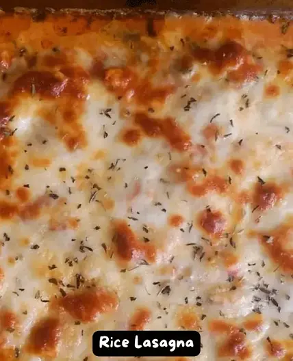 The Best Rice Lasagna