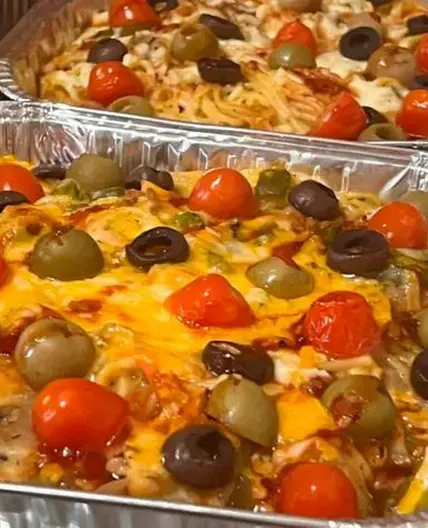Chicken spaghetti casserole Recipe