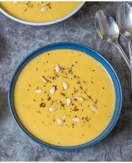 Caribbean Pumpkin and Lentil Soup With Coconut Milk (Vegan)