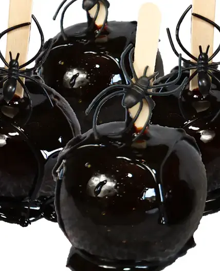 Black Candy Apples
