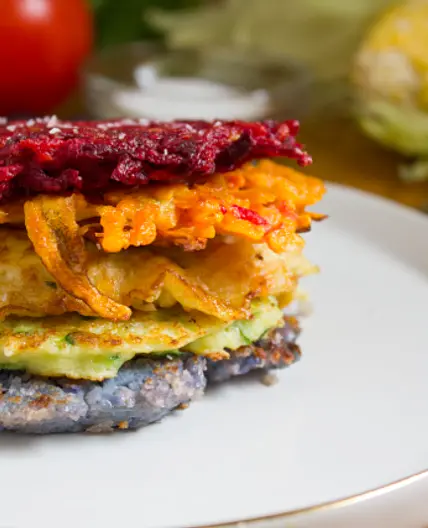 Rainbow Latkes