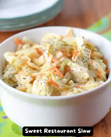 The Best Sweet Restaurant Slaw Recipe