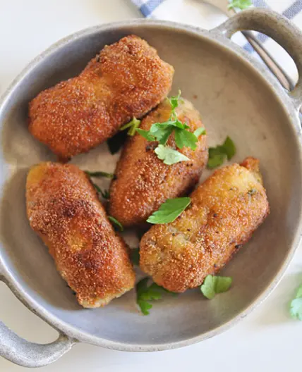 Creamy Mushroom Croquettes