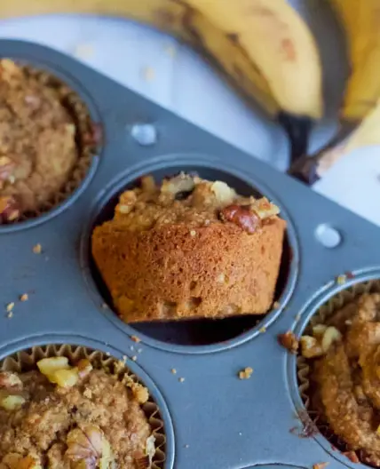 gluten-free banana nut muffins