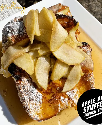 Apple Pie Stuffed French Toast