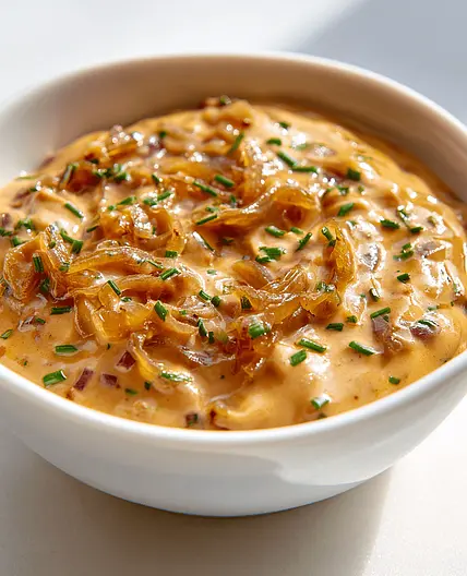 Burgersauce mit karamelisierten Zwiebeln