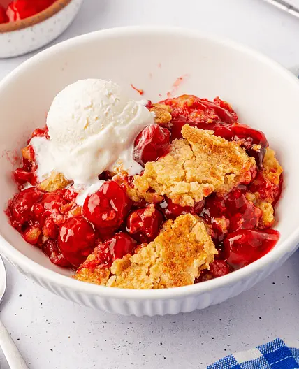 Cherry Cobbler with Cake Mix (Dump Cake)