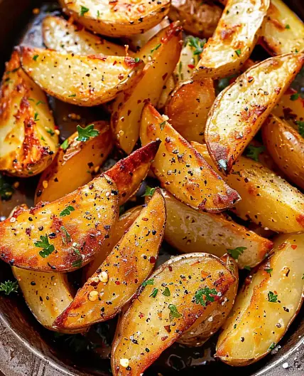 Garlic Potato Wedges